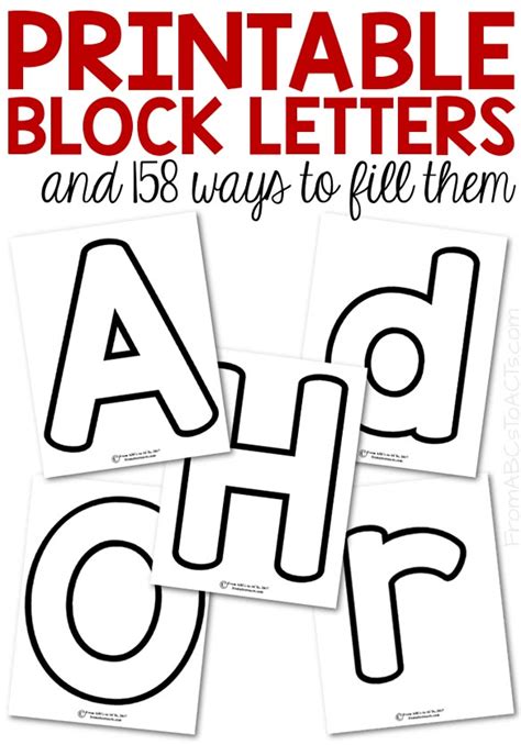 letter cutouts printable|Free Printable Block Letters Alphabet: Perfect for DIY .